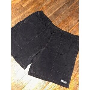 Patagonia Baggies Shorts Men L Black Lined Elastic Waist